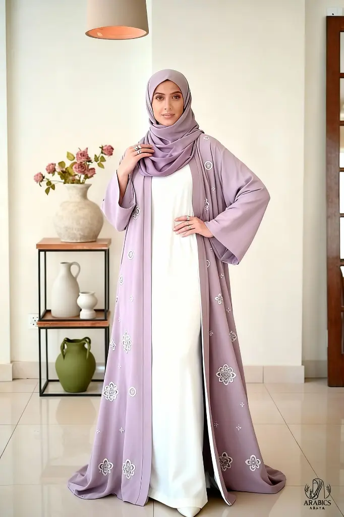 Luxury Lilac Embroidered Abaya_4.webp