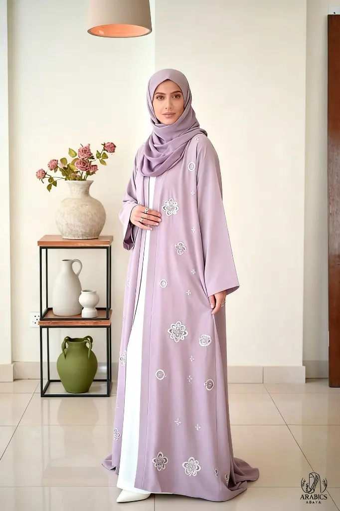 Luxury Lilac Embroidered Abaya_2.webp
